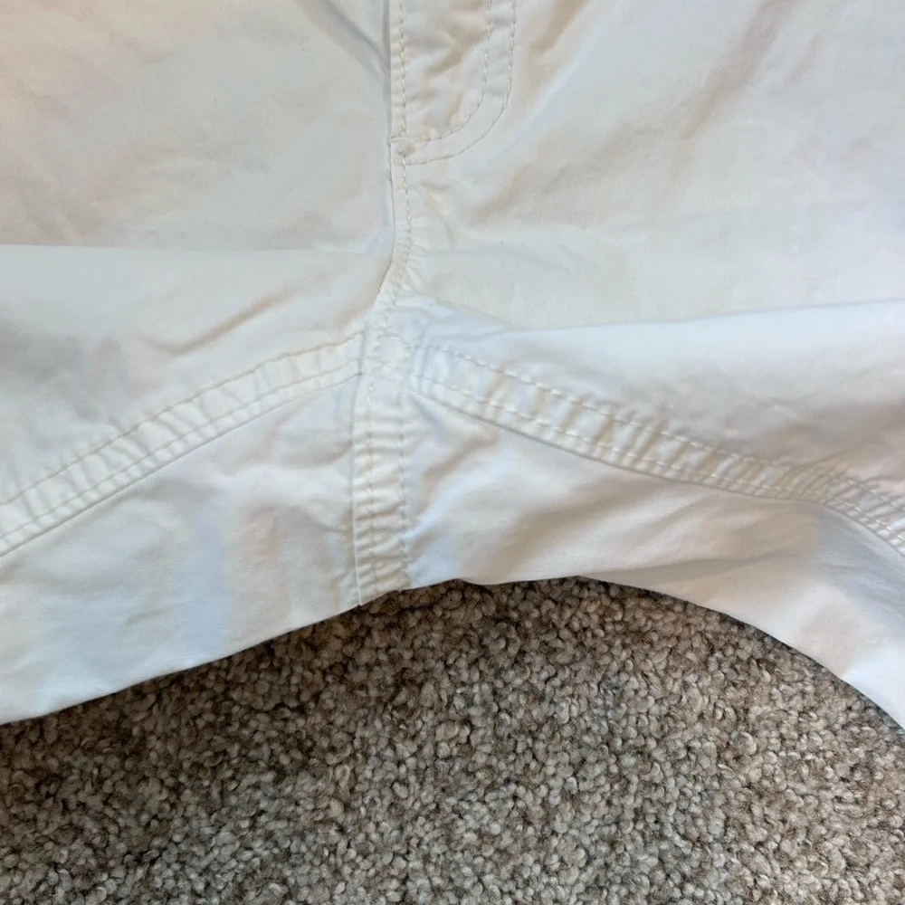 Vintage Y2K Banana Republic Low Rise Flare/Wide Leg 100% cotton pants. 8 Long - Picture 4 of 16